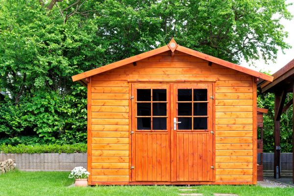 Shed Staining